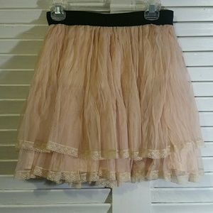 Peach Short Skirt